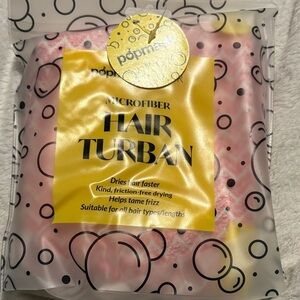 Popmask Pink Microfiber Hair Turban